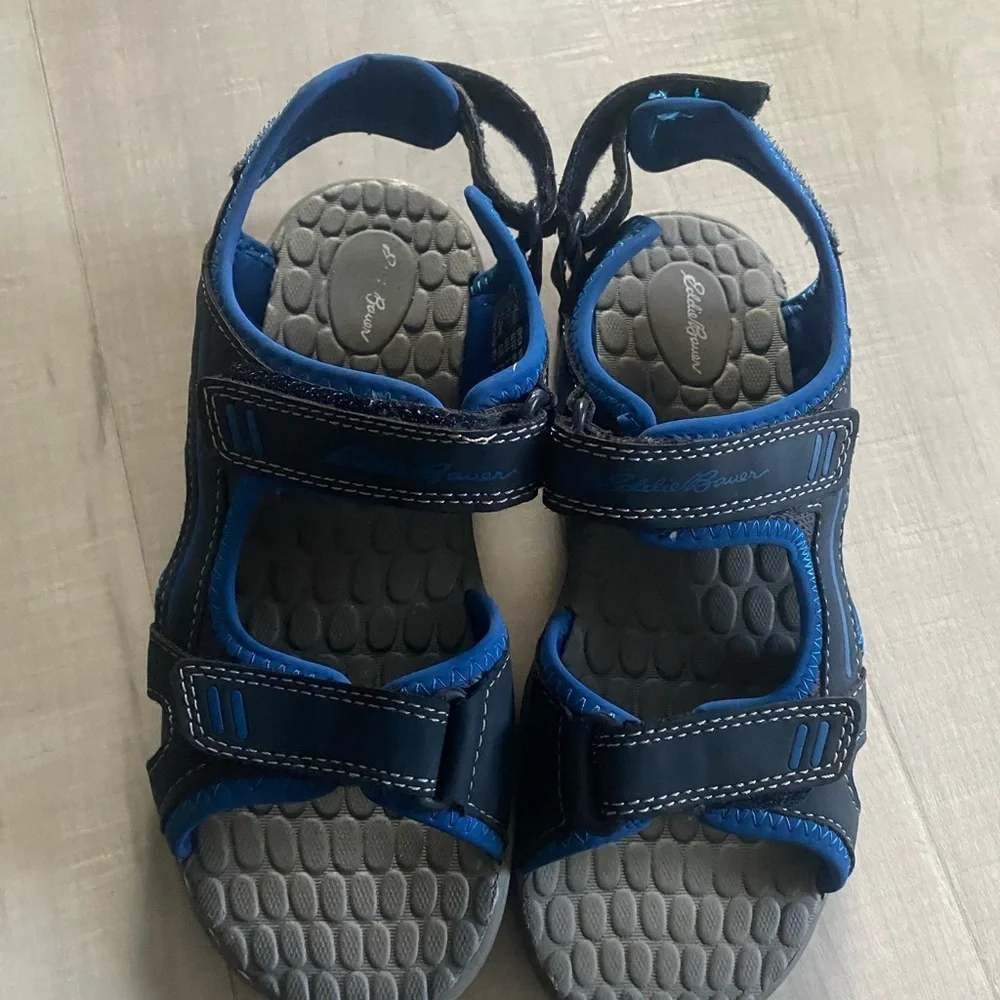 Eddie Bauer Boys Blue gray Sandals size 3